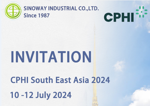 We Sinoway Industrial co., ltd. will paticipate CPhI South East Asia 2024 during July 10-12